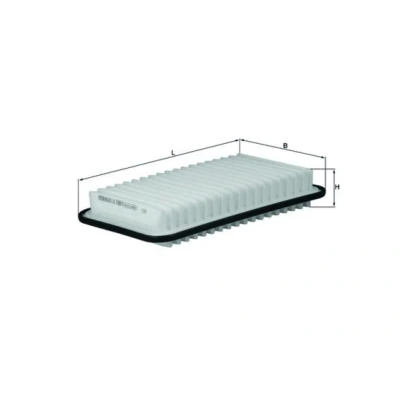 Billede af MAHLE ORIGINAL LX 2901 Luftfilter 41,0 148 244,5 Filterindsats SUZUKI: Splash, OPEL: Agila B