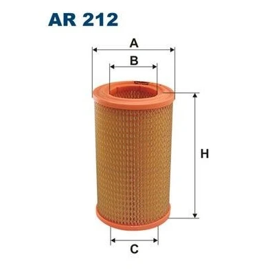 Billede af FILTRON AR 212 Luftfilter 188 112 Filterindsats