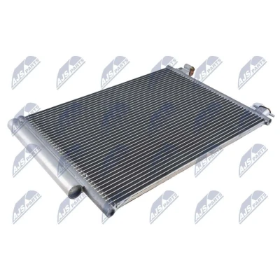 Billede af NTY CCS RE 001 Kondensator uden tørrer, med tørrer Aluminium 520 RENAULT: Clio 4, Captur, DACIA: SANDERO 2, LOGAN MCV Dokker Express