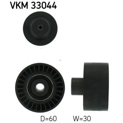Billede af SKF VKM 33044 Remstrammerhjul PEUGEOT: 407 Sedan, 206 Hatchback, SW, CITROËN: C1 I, C4 I Berlingo / First FORD: FIESTA 6