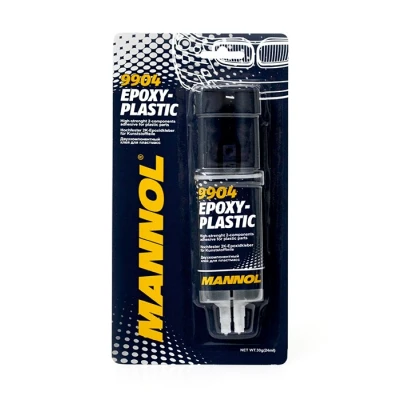 Billede af MANNOL Epoxy Plastic 9904 Epoxylim Blisterpakning, Patron gennemsigtig 24