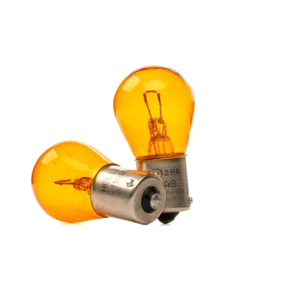 Billede af HELLA 8GA 006 841 123 Glødepære 12 21 PY21W Halogen foran og bagved BMW: 3 Compact, MAZDA: 2 Hatchback, VOLKSWAGEN: Transporter 5 Bus