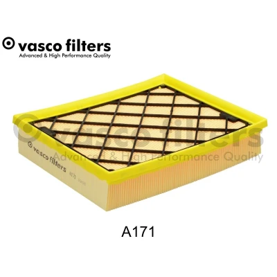 Billede af DAVID VASCO A171 Luftfilter 50 199 247 rektangulær Filterindsats med integreret gitter FORD: Mondeo 5 Kombi, S Max Mk2,
