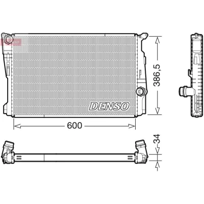 Billede af DENSO DRM05122 Radiator 600 409 34