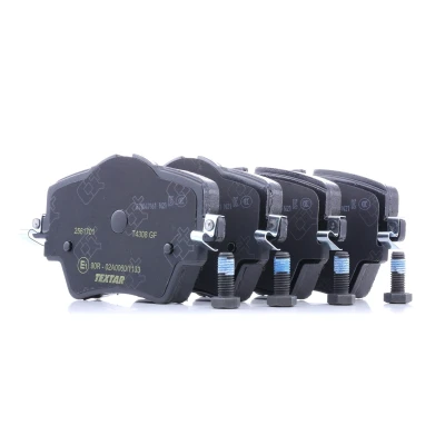 Billede af TEXTAR 2561701 Bremseklodser Forberedt til slidindikator med bremsecaliperskruer BMW: X1, 2 Active Tourer, Gran MINI: Hatchback, Clubman