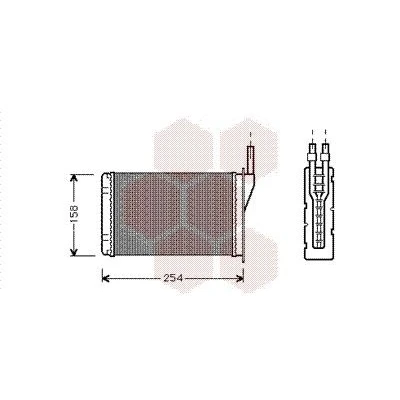 Billede af VAN WEZEL 43006087 Varmeveksler