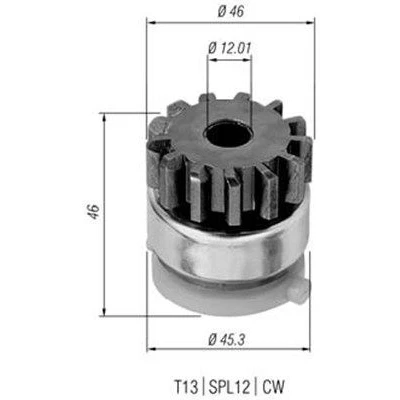 Billede af MAGNETI MARELLI 940113020294 Spidshjul, starter