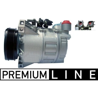 Billede af MAHLE ORIGINAL ACP 1299 000P Kompressor DCS17EC 12 PAG 46 R 134a med tætningsring FORD: MONDEO 4 Turnier, S Max Mk1, Stufenheck, VOLVO: V70 3