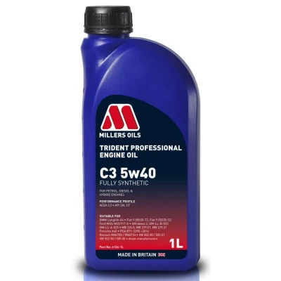 Billede af Millers Oils Trident Professional C3 5W 30 1l Motorolie 6124 1 VOLKSWAGEN: Polo V Hatchback, Golf 7, Touran I, BMW: 5 Touring, 3 Sedan, Hatchback