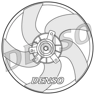 Billede af DENSO DER21011 Køleventilator 340 100 PEUGEOT: 206 Hatchback