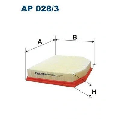 Billede af FILTRON AP 028/3 Luftfilter 49 227 284 Filterindsats BMW: X3