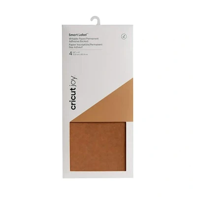 Billede af Cricut Smart Label skrivepapir 4 pak [13,9x30,4 cm] brun
