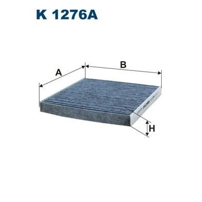 Billede af FILTRON K 1276A Kabinefilter Aktivkulfilter 215 214 24 SMART: Fortwo II Coupe, III Cabriolet
