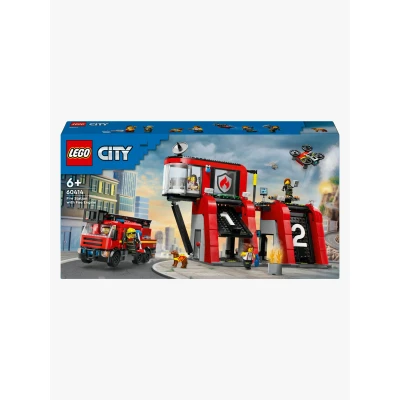 Billede af LEGO City 60414 Brandstation med brandbil