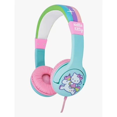 Billede af HELLO KITTY Hovedtelefon Junior On Ear 85dB Grøn/Rosa Enhjørning
