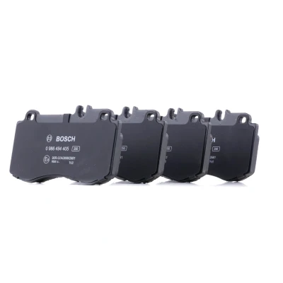 Billede af BOSCH 0 986 494 405 Bremseklodser Low Metallic med anti knirke plade, monteringsvejledning MERCEDES BENZ: E klasse Sedan, CLS Shooting Brake
