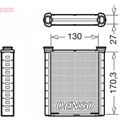 Billede af DENSO DRR46001 Varmeveksler