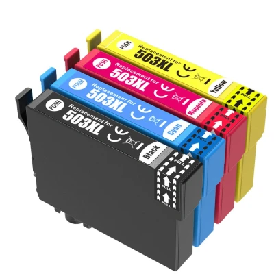 Billede af Multi pack! Epson 503XL BK C M Y blækpatron 28,4 ml C13T09R64010 original