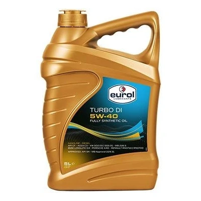 Billede af Eurol Turbo DI 5W 40 5L Motorolie E100085 VOLKSWAGEN: up! Hatchback, Polo V Golf 7, BMW: 5 Touring, 3 Touring