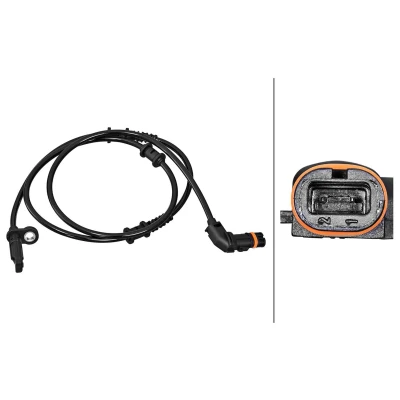 Billede af HELLA 6PU 358 217 151 ABS Sensor Hall princip 2 1015 MERCEDES BENZ: ML klasse