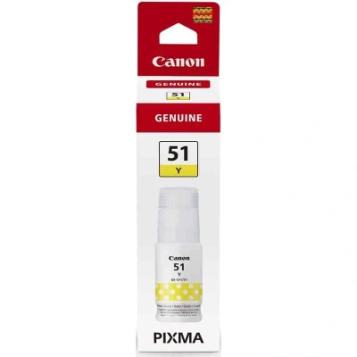 Billede af Canon GI 51 gul blækrefill 70 ml 4548C001 original