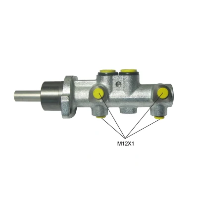 Billede af BREMBO M 85 092 Bremsehovedcylinder 19 Støbejern 12 X 1 (4) VOLKSWAGEN: Polo IV Hatchback, Fox Hatchback