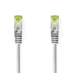 Billede af Cat 7 kabel S/FTP RJ45 Han 0.50 m Snagless Runde LSZH Grå Label