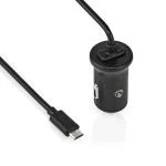 Billede af Biloplader 1x 2,4 A Antal output: 1 Micro USB (Fixed) kabel 1.00 m 12 W Single spænding output