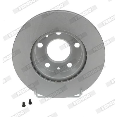 Billede af FERODO PREMIER Coat+ disc DDF768C Bremseskiver 300 24 5 ventileret coatet med skruer FIAT: Ducato III Ladvogn / Chassis, Bus