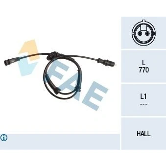 Billede af ABS Sensor FAE 78026