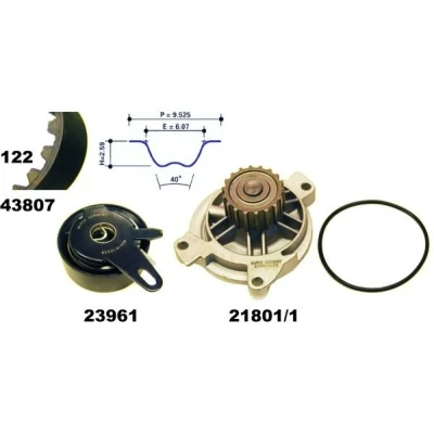 Billede af MAPCO 41839/1 Vandpumpe + Tandremssæt VOLVO: V70 2, 850 Sedan, Stationcar