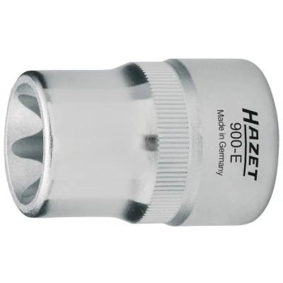 Billede af HAZET TORX 900 E14 Skraldenøgleindsats (Hexagon) Krom vanadium stål riflet