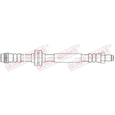 Billede af QUICK BRAKE 32.218 Bremseslange 605 M10x1 RENAULT: MASTER 3