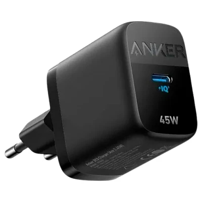 Billede af Anker 313 USB C Hurtiglader 45W Sort