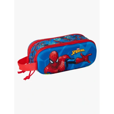Billede af Spider Man Skoletaske Rød Marineblå 21 x 8 6 cm
