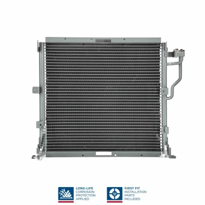 Billede af NISSENS 94157 Kondensator uden tørrer Aluminium 490 R 134a BMW: 3 Coupe