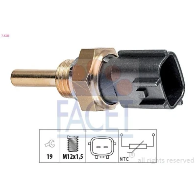 Billede af FACET 7.3225 Olietemperatur Føler M12x1,5 Made in Italy OE Equivalent NISSAN: MICRA 4, 3