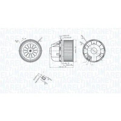 Billede af MAGNETI MARELLI 069412729010 Kabineblæser