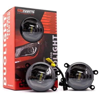 Billede af EINPARTS DUOLIGHT DL38 Tågelygter gennemsigtig foran med kabelsæt SUZUKI: SX4 I Hatchback, Grand Vitara 1 SUV, SWIFT 4, PEUGEOT: 2008 II