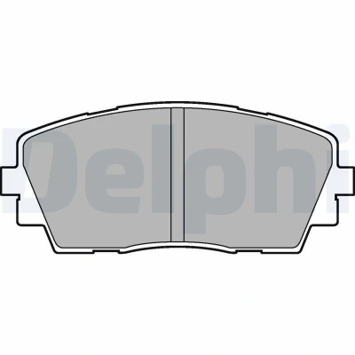 Billede af DELPHI LP2296 Bremseklodser med akustisk advarsel for slid anti knirke plade uden tilbehør KIA: Picanto II