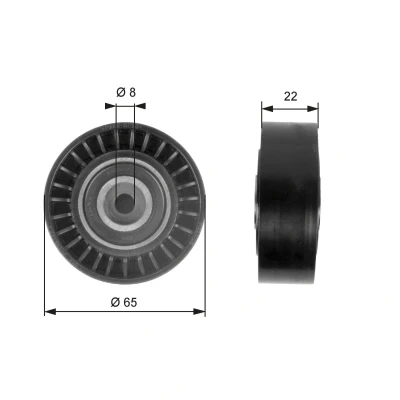 Billede af GATES FleetRunner Micro V Kit T36258 Remstrammerhjul