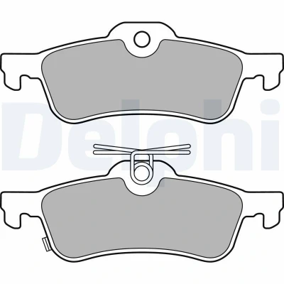 Billede af DELPHI LP3147 Bremseklodser med akustisk advarsel for slid anti knirke plade uden tilbehør HONDA: CIVIC 9, 9 Tourer