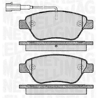 Billede af Bremseklodser MAGNETI MARELLI 363916060560