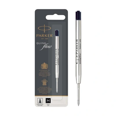 Billede af Parker Quinkflow Mine M black Ballpoint Pen (Blister) Skriveartikler