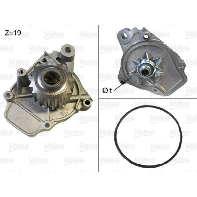 Billede af VALEO 506045 Vandpumpe med pakninger uden låg HONDA: CIVIC 4 Hatchback, V 6 Hatchback