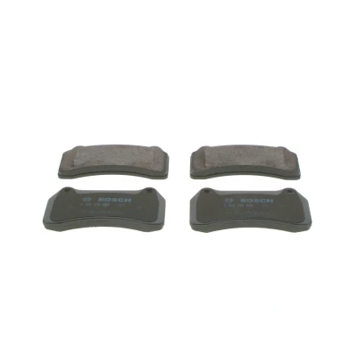 Billede af BOSCH 0 986 494 448 Bremseklodser Low Metallic med anti knirke plade, monteringsvejledning JAGUAR: S Type