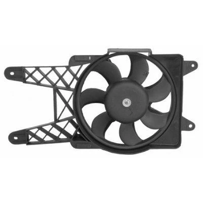 Billede af VAN WEZEL 1601746 Køleventilator med kølerventilatorramme (karm) elektronisk motor FIAT: Seicento / 600 Hatchback