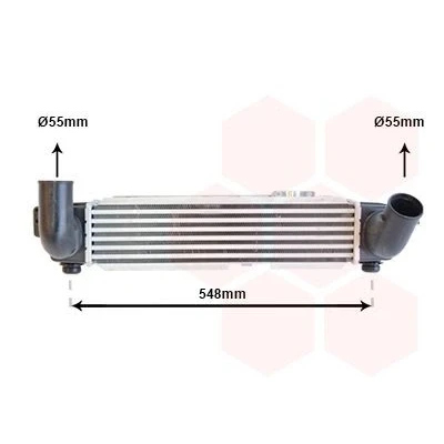 Billede af VAN WEZEL 83004141 Intercooler KIA: SORENTO 1