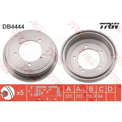 Billede af TRW DB4444 Bremsetromler 262 SUZUKI: Grand Vitara 2 SUV, 1 SUV