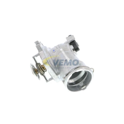 Billede af VEMO V30 99 0190 Termostat 87 Q+, original equipment manufacturer quality MADE IN GERMANY med pakning slangeklemme, sensor Metalhus, hus
